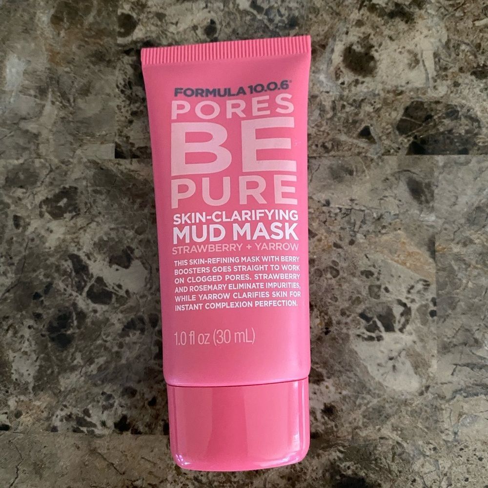 Formula 10.0.6 Pores Be Pure Mud Mask 1 fl oz Travel Size Skincare Face New